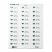 Husky Return Address Labels (Full Sheet)