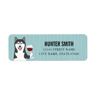 Husky Return Address Labels