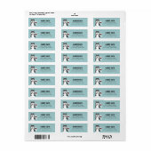 Husky Return Address Labels (Full Sheet)