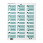 Husky Return Address Labels (Full Sheet)