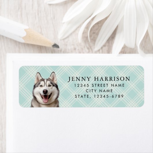 Husky Return Address Labels (Insitu)