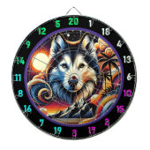 Husky Ridge Mountain Vibe Decor Dartbord (Voorkant)
