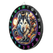 Husky Ridge Mountain Vibe Decor Dartbord (Voorkant Rechts)