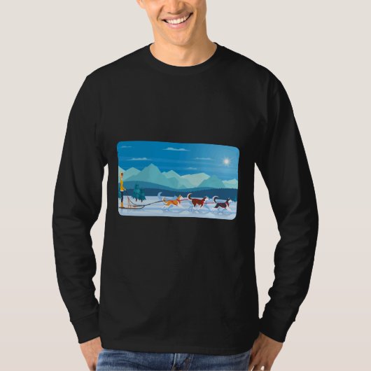 Husky Riding Style T-shirt (Voorkant)