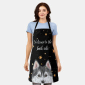 Husky Schort Welkom bij de Bark Side Funny Dog (Gedragen)