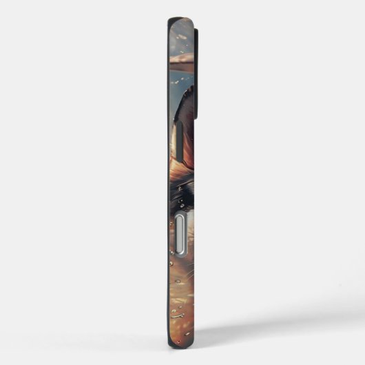 Husky & Shark Fantasy iPhone 16 Pro Hoesje (Achterkant / Rechts)