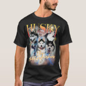 Husky Shirt Bootleg jaren '90 Siberische Husky (Voorkant)