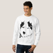 Husky Shirt Husky Wolf Sweatshirt Sled Dog Shirts (Voorkant volledig)