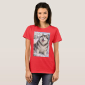 Husky-shirt t-shirt (Voorkant volledig)