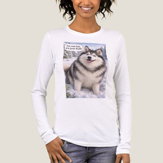 Husky-shirt Tri-Blend shirt (Voorkant volledig)