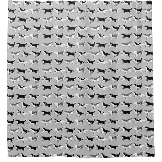 Husky Shower Curtain Husky Malamute Bath Decor Douchegordijn (Voorkant)