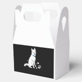 Husky Siberian Husky Sweet White Snow Dog Bedankdoosjes (Geopend)