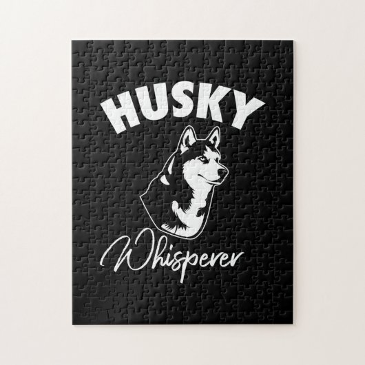 Husky Siberian Whisperer Legpuzzel (Verticaal)