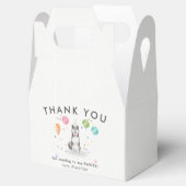 Husky Sibir Pawty Puppy Dog Verjaardag Dank u Bedankdoosjes (Geopend)