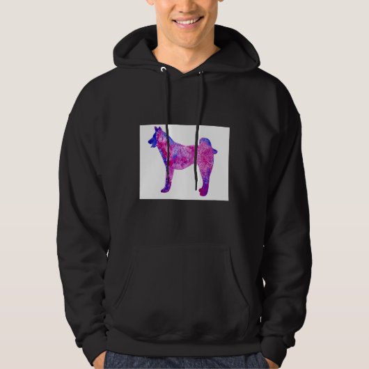 Husky Silhouette Hoodie (Voorkant)