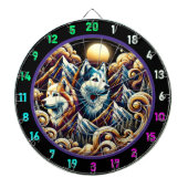 Husky Skyline Glow Wall functie Dartbord (Voorkant)