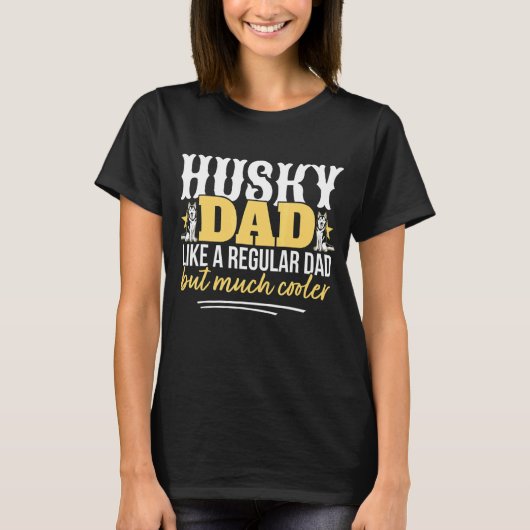 Husky Sled Dog Racing Vader Musher T-shirt (Voorkant)