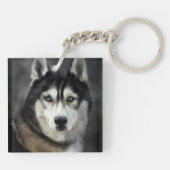 Husky Sleutelhanger (Achterkant)