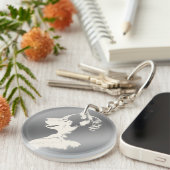 Husky Sleutelhanger Husky Malamute Sleutelhanger A (Voorkant Rechts)