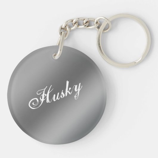 Husky Sleutelhanger Husky Malamute Sleutelhanger p (Achterkant)