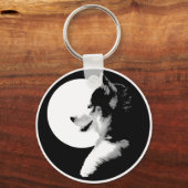 Husky Sleutelhanger Siberian Husky Malamute Dog Gi (Voorkant)