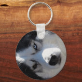 Husky Sleutelhanger Siberian Husky / Malamute Gift (Voorkant)