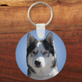 Husky Sleutelhanger Siberian Husky / Malamute Gift (Voorkant)