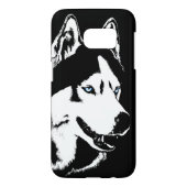 Husky Smartphone Hoesje Sled Dog Husky Hoesje (Achterkant)