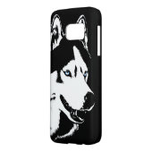 Husky Smartphone Hoesje Sled Dog Husky Hoesje (Achterkant Links)