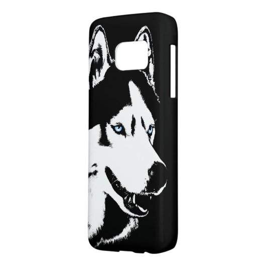 Husky Smartphone Hoesje Sled Dog Husky Hoesje (Achterkant Links)