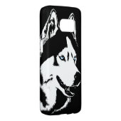 Husky Smartphone Hoesje Sled Dog Husky Hoesje (Back/Rechts)