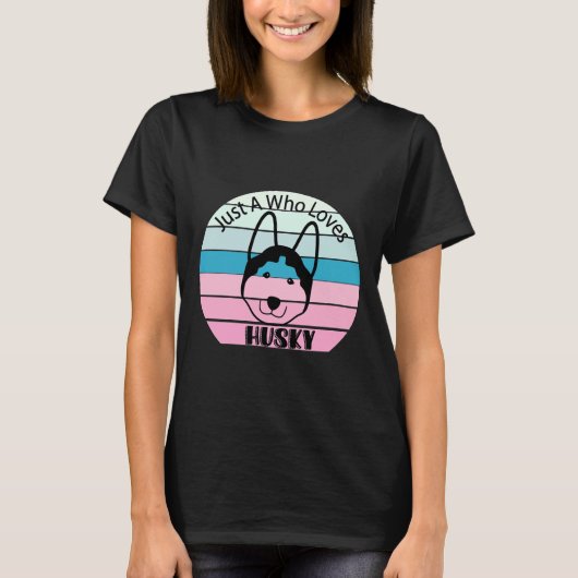 Husky Snow Dog T-shirt (Voorkant)
