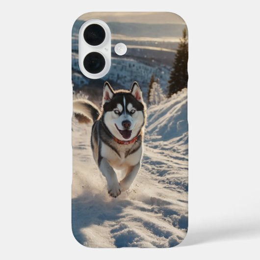 Husky Snow Run Case-Mate iPhone Case (Achterkant)