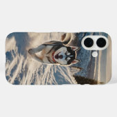 Husky Snow Run Case-Mate iPhone Case (Achterkant (horizontaal))