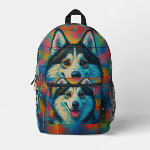 Husky-spectrum Bedrukte Rugzak
