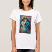 Husky-spectrum T-shirt (Voorkant)