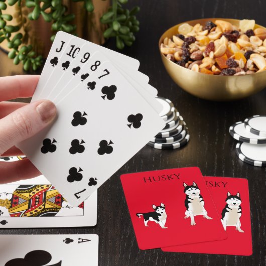Husky speelkaarten. pokerkaarten