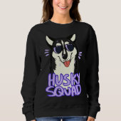 Husky Squad Black Trui (Voorkant)