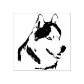 Husky Stamps Custom Siberische Husky Stamps Rubberstempel (Afrduk)