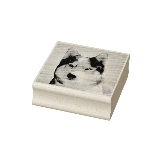 Husky Stamps Custom Siberische Husky Stamps Rubberstempel (Stempel)