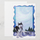 Husky Stationery Briefpapier (Voorkant / Achterkant)