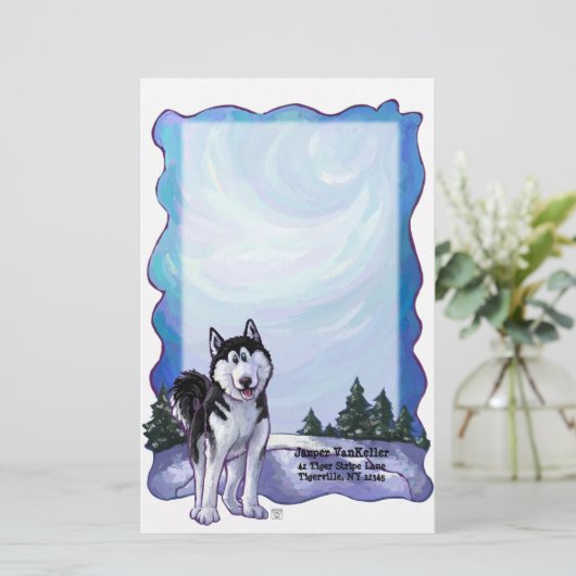 Husky Stationery Briefpapier (Staand voorkant)