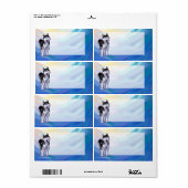 Husky Stationery Etiket (Full Sheet)