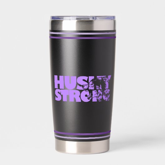 Husky sterk geïsoleerde trommel drinkbeker (Voorkant)