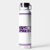 Husky sterk geïsoleerde trommel waterfles (Achterkant)