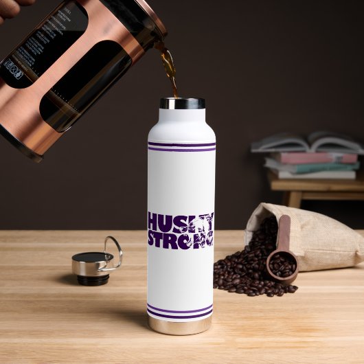 Husky sterk geïsoleerde trommel waterfles (Koffie (Gedraaid) )