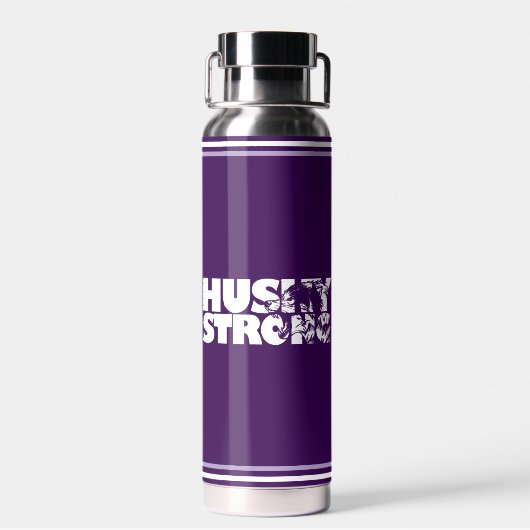 Husky sterk geïsoleerde trommel waterfles (Achterkant)