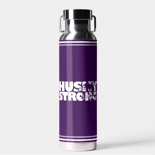 Husky sterk geïsoleerde trommel waterfles (Voorkant)