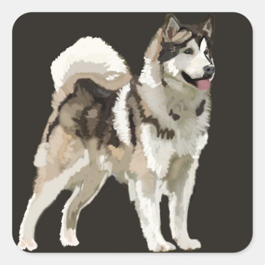 Husky Sticker (Voorkant)