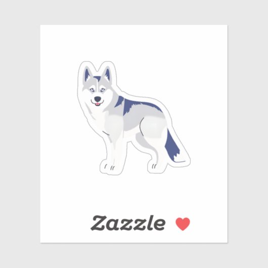 Husky Sticker (Vel)